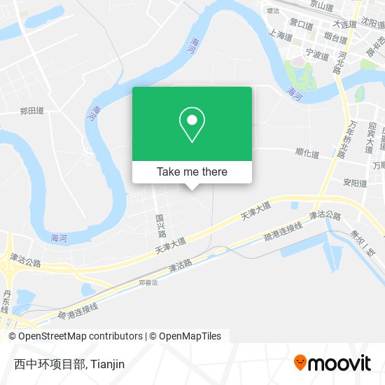 西中环项目部 map