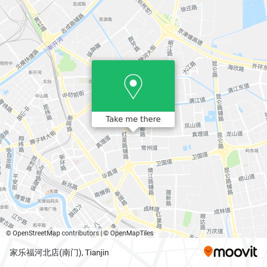 家乐福河北店(南门) map