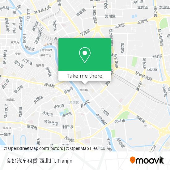良好汽车租赁-西北门 map
