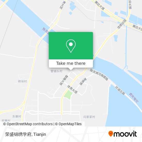 荣盛锦绣学府 map