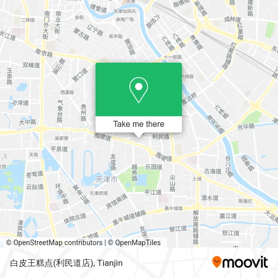 白皮王糕点(利民道店) map