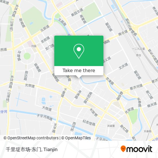 千里堤市场-东门 map