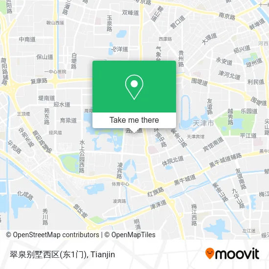 翠泉别墅西区(东1门) map