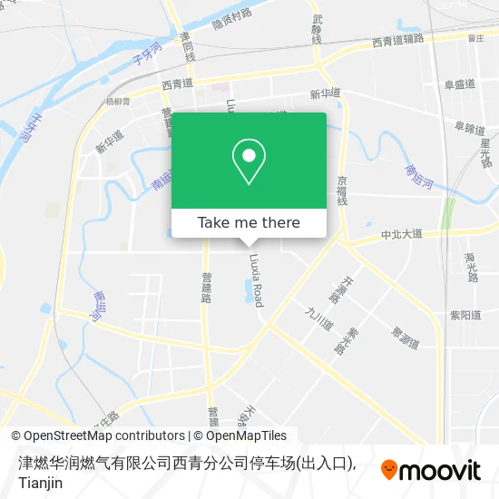 津燃华润燃气有限公司西青分公司停车场(出入口) map