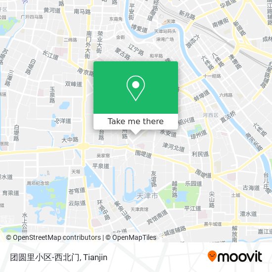 团圆里小区-西北门 map