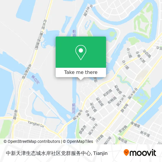 中新天津生态城水岸社区党群服务中心 map