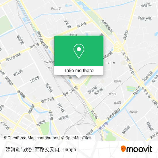 滦河道与姚江西路交叉口 map