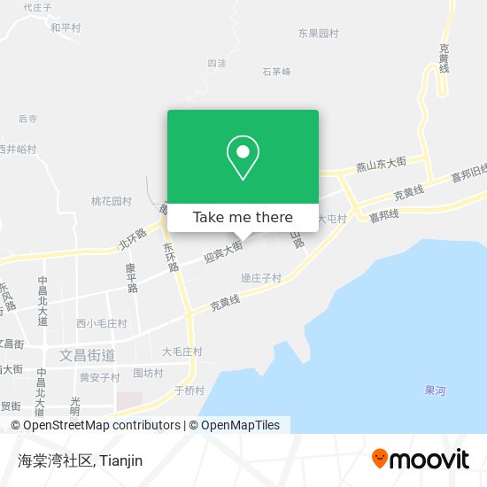 海棠湾社区 map