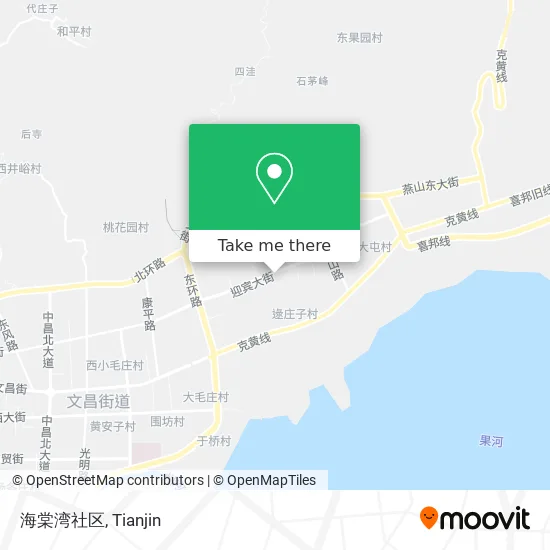 海棠湾社区 map