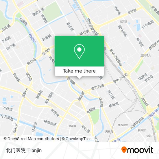 北门医院 map