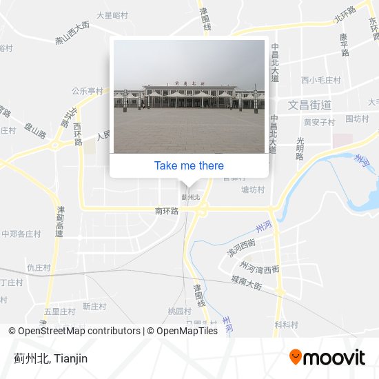 蓟州北 map