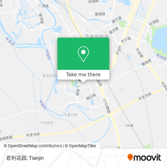 君利花园 map
