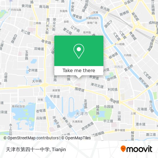 天津市第四十一中学 map