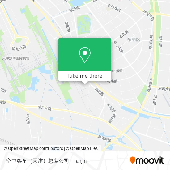 空中客车（天津）总装公司 map