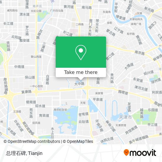 总理石碑 map