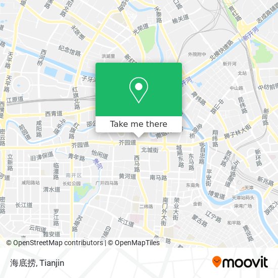 海底捞 map