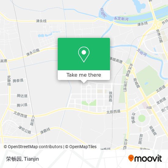 荣畅园 map