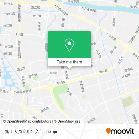 施工人员专用出入门 map