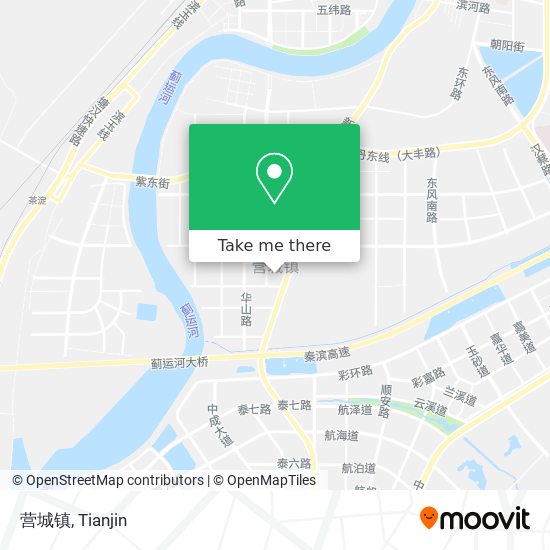 营城镇 map