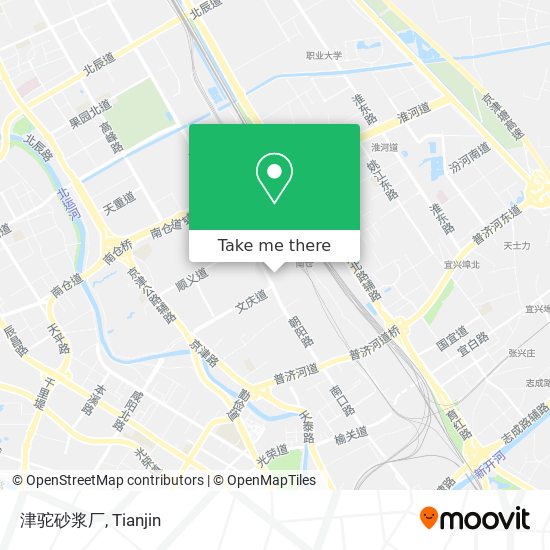 津驼砂浆厂 map