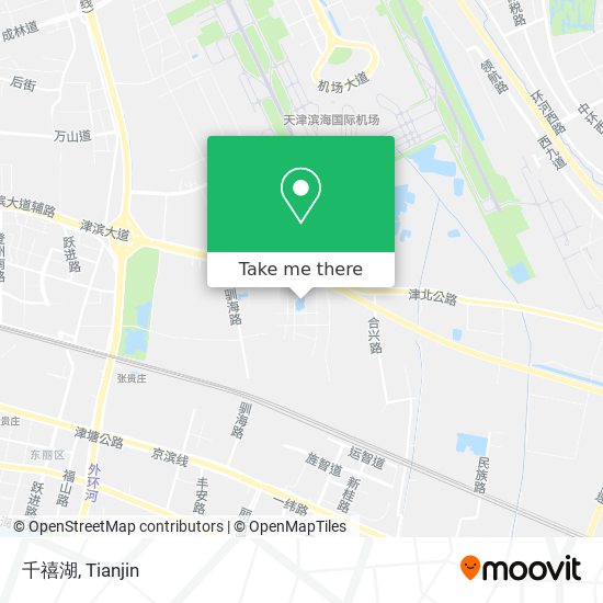 千禧湖 map