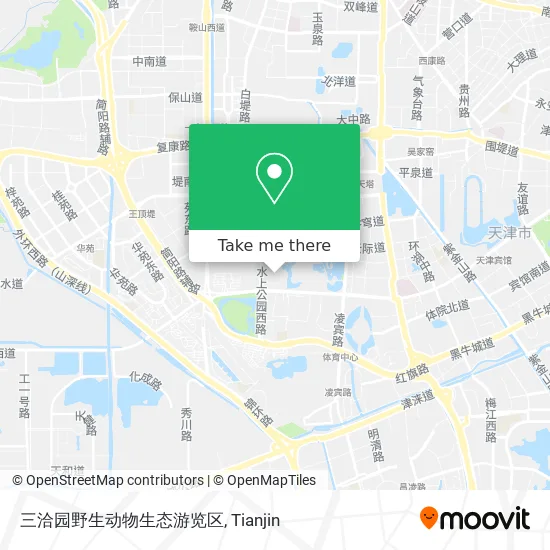 三洽园野生动物生态游览区 map