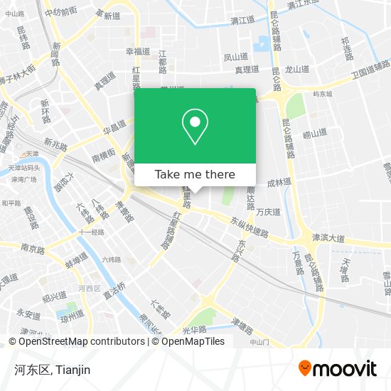 河东区 map