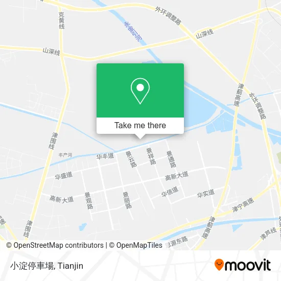 小淀停車場 map