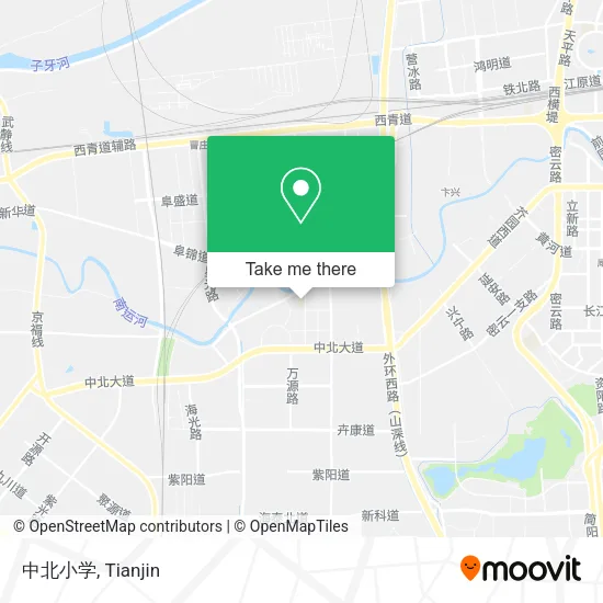 中北小学 map