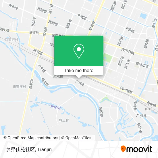 泉昇佳苑社区 map