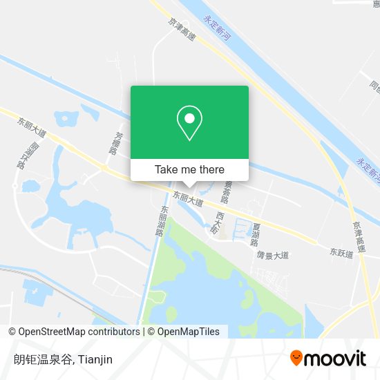 朗钜温泉谷 map