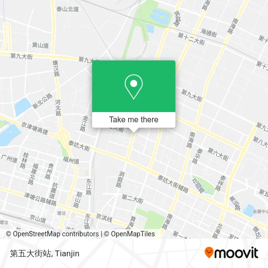 第五大街站 map