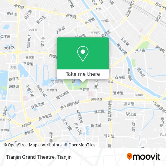Tianjin Grand Theatre map