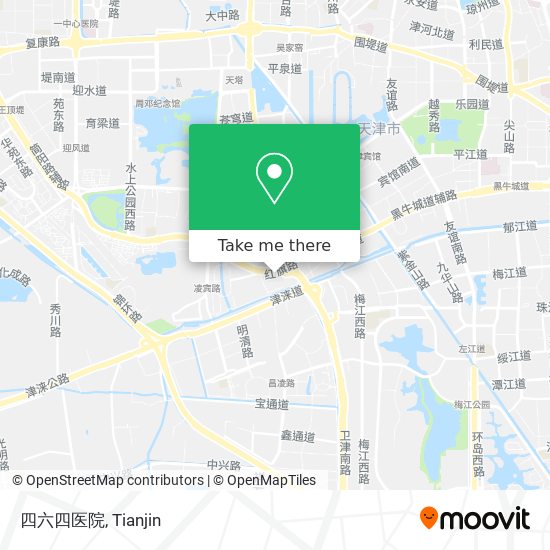 四六四医院 map