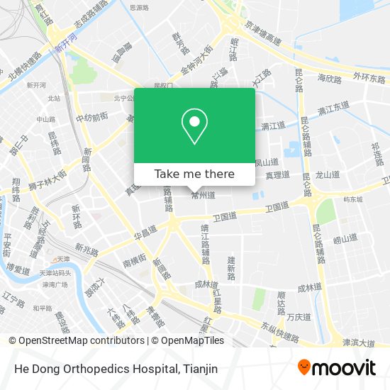 He Dong Orthopedics Hospital map