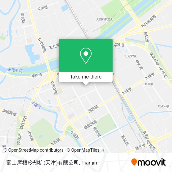 富士摩根冷却机(天津)有限公司 map