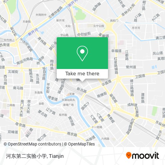 河东第二实验小学 map