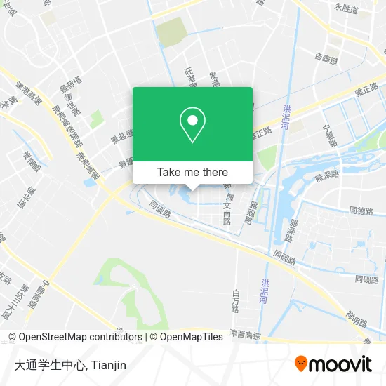 大通学生中心 map