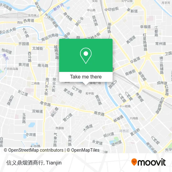 信义鼎烟酒商行 map