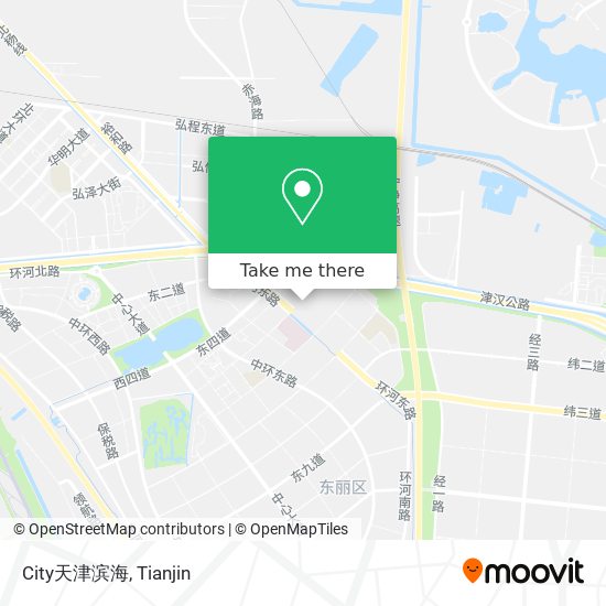 City天津滨海 map