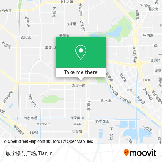 敏学楼前广场 map