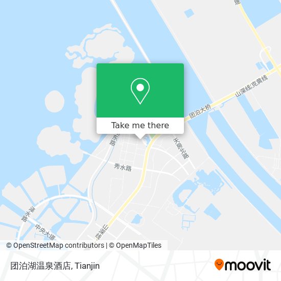 团泊湖温泉酒店 map