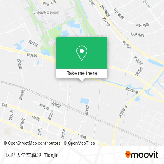 民航大学车辆段 map