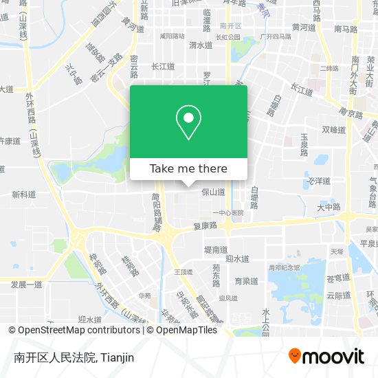 南开区人民法院 map