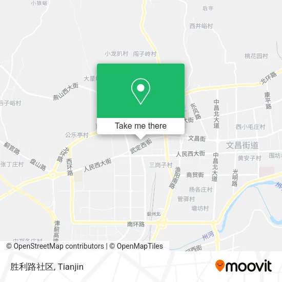 胜利路社区 map