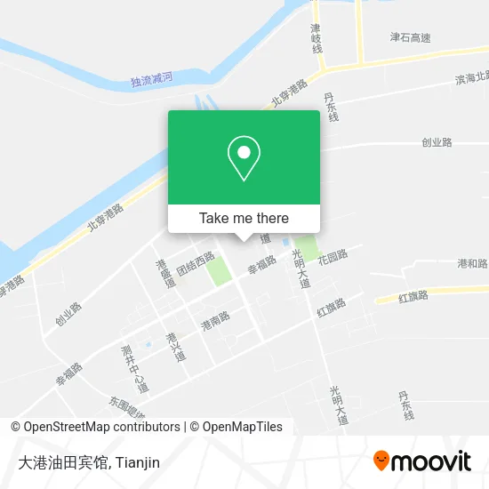 大港油田宾馆 map