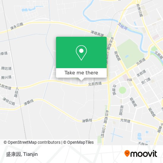 盛康园 map