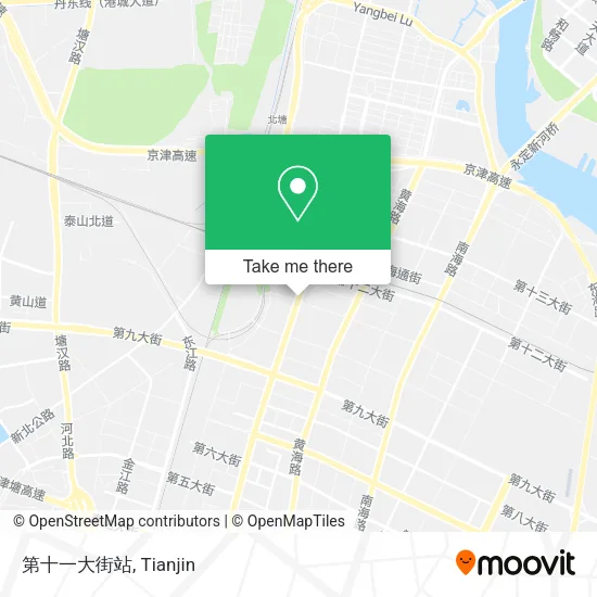 第十一大街站 map