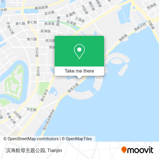 滨海航母主题公园 map