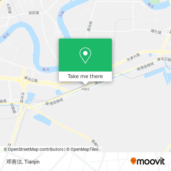邓善沽 map